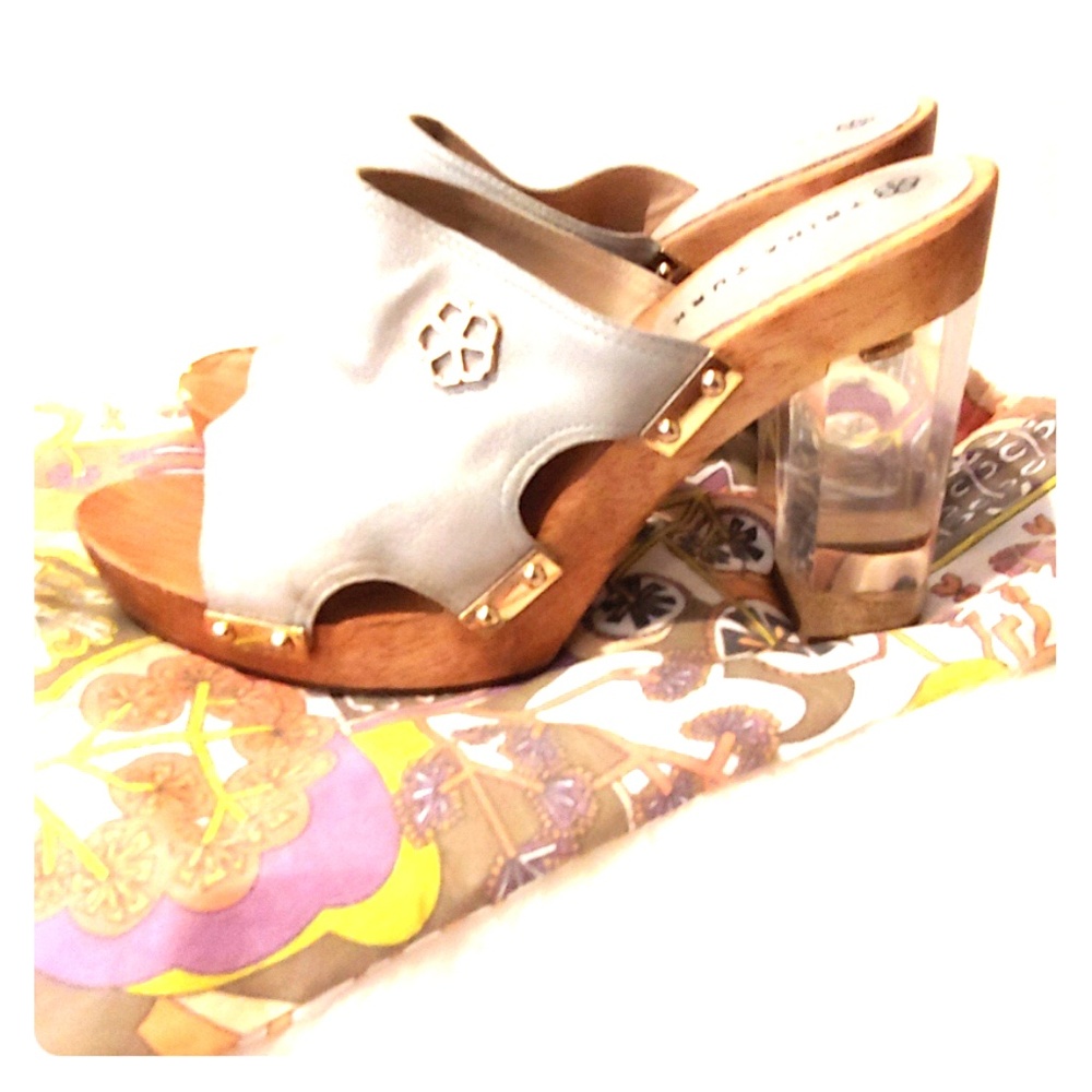 Trina Turk 'Palm Spring's' Acrylic Heel Sandal